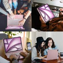 kolude For IPad 10th & 11th (A16) Generation Case With Keyboard,IPad Air 11 Keyboard(M3/M2), Keyboard For IPad Pro 11 (4th/3rd/2nd/1st) & IPad Air 5/4th, Trackpad,360°Swivel, Backlit - For Ipad 10th/11/10.9inch - View 7