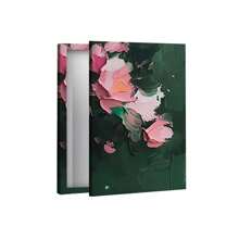3pcs Modern Abstract Floral Wall Arts Canvas Posters, Neutral And Soft Tones, Optional Frame, Classroom, Office, Home Decoration Hanging Painting ,Wall Art With Frame