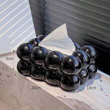 1 件塑料纸巾盒，轻奢创意纯色纸巾盒，适用于卧室、客厅和汽车，家居装饰，浴室收纳浴室装饰秋季装饰返校 - 彩色 - 查看 10