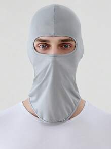 1 pièce Cagoule pour hommes pour vélos, motos et casques d'extérieur - Couvre-chef complet avec protection du cou et intérieure, masque de ski pour hommes et femmes, masque respirant d'été pour cyclisme homme, couvre-tête pare-soleil, casquette de cyclisme de couleur unie couvrant entièrement