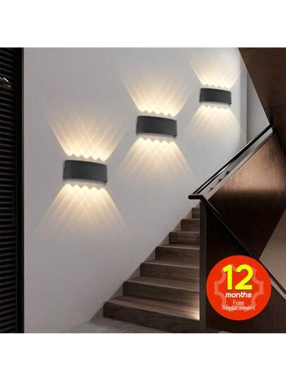 Multi Verlichting Source LED Wand Lamp, Up Down Lighting, Home Room Light, ation Wash AC85 265V, Balcony/Yard/Street/Garden/Porch/Room/Living Room/Kitchen/Bedroom/Hallway/Staircase/Attic/Shop/Exterior view 9