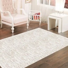 1pc Modern Turkish Carpet, Pattern Area Rug, Minimalist Elegant Carpet, Multi-Purpose Stylish Creative Home Decor Rug, Living Room, Bedroom, Entryway, Kitchen, Bathroom, Home Office - Multicolor - View 1