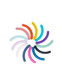 100件/50件/10件随机颜色替换硅胶/橡胶睫毛夹垫，适用于通用睫毛夹 - 彩色 - 查看 5