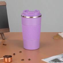 1 件不锈钢真空隔热咖啡瓶,大容量防漏便携式旅行杯,适合户外露营、旅行、运动、健身,适合男女返校 - 彩色 - 查看 14