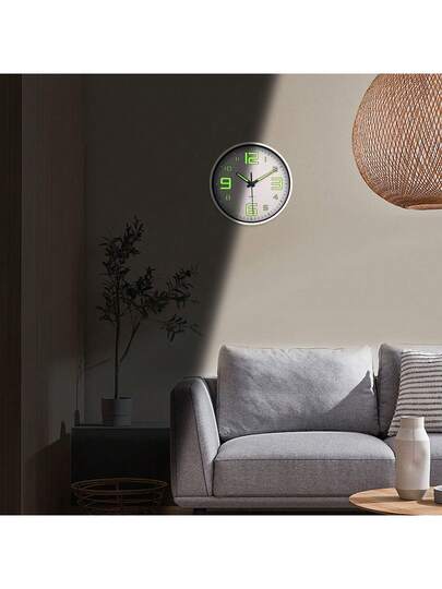 Glow In The Dark Wand Clock, Creative Silent Living Room Bedroom, Home Kitchen, Office Easter Friend "10" 12 "(No Battery) (Needs To Absorb Enough Verlichting Energy Shine) view 4