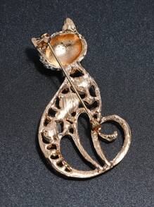 قطعة واحدة من دبابيس الزينة على شكل بوم الحجر الكريم الجميل، إكسسوارات أنيقة وجذابة مرصعة بالراين ستون على شكل طيور النسر، للنساء والرجال، للملابس والربطات والقبعات والحقائب والأحزمة، دبوس تزييني للحفلات والمناسبات اليومية