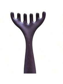 mingxuan 2pcs Plastic Massage Comb, Multi-Functional Massage Tool For Head, Face Acupressure, And Body Massage - Brown - View 9