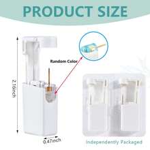 Ear Piercing Kit,Disposable Ear Piercing Gun With Built In 3mm Golden Ear Stud For Women,At Home Self Ear Piercer Kit - White - View 6