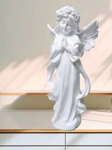 White Angel Ornament Decorative Craft, Suitable For Various Occasions - White - View 6