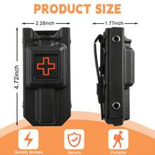 Outdoor EMT Tourniquet Nylon Storage Box, Outdoor Tactical Tourniquet Quick Release Box, MOLLE Waist Hanging