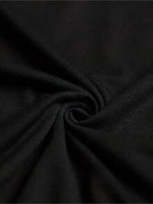 Camiseta de algodón casual de verano con el meme Tism, camisetas de moda con cuello redondo, camiseta de estilo urbano cómodo, camiseta de moda imprescindible - Negro - Ver 4