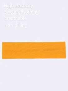 Bandeau de sport extérieur, bandeau absorbant la sueur pour le fitness et la course, casual, simple, , à haute élasticité et respirant, bandeau de couleur bonbon, bandeau de yoga absorbant la sueur, bandeau turban