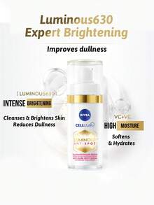 NIVEA LUMINOUS 630 抗色素斑强效精华，含 Thiamidol 的面部护理，让肤色更均匀、更亮丽，抗色素斑精华 - 30ml - 查看 5