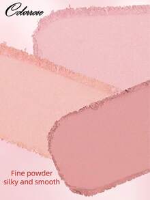 COLORROSE Flash Glow Cheeks Powder Blush, Matte & Bright Shimmer Face Blush, Light, Smooth, Blendable, Highly Pigmented,Highlighter And Eyeshadow All In One, Facial Beauty Cosmetic Makeup - CR1027 - View 5