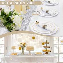 Square Sequin Table Runner, Suitable For All Kinds Of Party Decorations