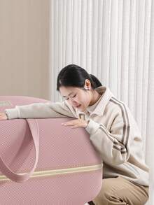 1 Piece, Clothing And Quilt Storage Bag, Extra Large Capacity Storage Bag, Multi-Functional Storage Bag, Suitable For Home Use, Travel, And Moving, Reusable, Durable, Foldable, Sturdy, Made With Exquisite Craftsmanship And High-Quality Materials, Perfect For Storing Idle Items, Daily Necessities, And Bedding, Ideal For Family Use And Traveling, Moving. - Multicolor - View 4