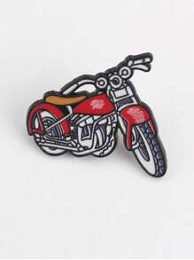 Ensemble mignon d'épinglettes en émail sur le thème des transports, collection adorable de broches inspirées des véhicules, trio amusant d'insignes de vélo et de moto pour l'école