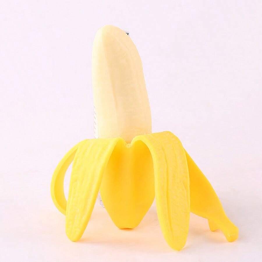 1pc Simulation Fruit Peel Orange Squeeze Stress Relief Creativity Banana Pressure Relieving Practical Joke Toy