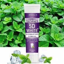 XPENGKILL 1支装 5D 紫色美白牙膏 白色 旅行装 - 紫色 - 查看 8