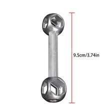1pc Multifunctional Portable Hex Wrench, Suitable For Motorcycles And Bicycles - Compact Aluminum Alloy Dog Bone Design - Multicolor - View 4