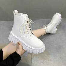 Women Ankle Boots & Booties - White - View 2