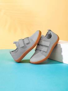 1 par de zapatos deportivos descalzos con puntera ancha para niños, adecuados para que los niños y niñas pequeños jueguen libremente