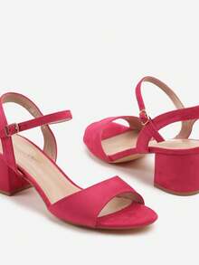 Classic High Heel Sandals, Fashionable & Versatile, Summer - Violet Purple - View 4