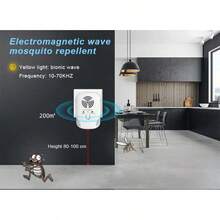 Ultrasonic Rodent Repellent Rodent Prevention And Extermination Rodent Traps Household Electronic Insect Repellent Rodent Repellent Animal Repellent - 白色 - 查看 5