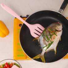 1pc Premium Large Silicone Cooking Shovel - Non-Stick, Leak-Proof & Durable - Perfect For Pizza, Fish & More, Ultra-Flexible & Long-Lasting