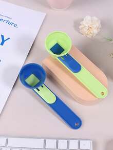 Mess-Free Protein Powder Scoop With Sliding Funnel - Great For Milk And Supplements, Durable Pp Material, Leak-Proof, Multi-Purpose Baking And Mixing Scoop For Smoothies, Milkshakes, Baked Goods And Protein Shake Blenders, Perfect Kitchen Gadget For All Occasions - View 2