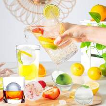 16 Ice Hockey Molds, Easy To Release Circular Ice Cube Molds, Perfect For Cocktails, Beverages, And Kitchen Use, Reusable Ice Tray