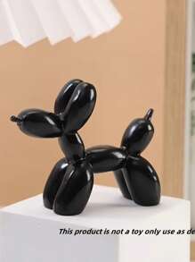 1pc Black & White Balloon Dog Figurine, Modern Decorative Home Decor Collectible For Living Room, Bedroom, Shelf, Desk, Minimalist Animal Art Decoration Statue Best Gifts Birthday The Best Gift For Mothers On Mother's Day