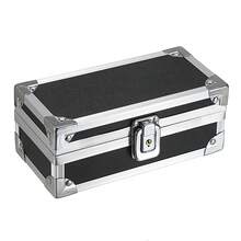 Cash Box With Lock, Aluminium Alloy Money Box For Cash Lockable Money Storage Box Single Row Currency Tray Cash Organizer Piggy Bank For Collector - 黑色 - 查看 8