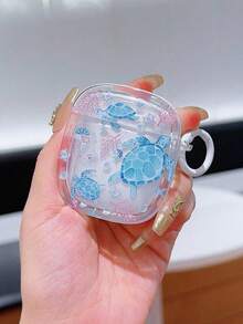 夏季海洋耳机保护套，适用于原装Pro、Pro 2、Pro 3、Pro 2、Pro 1，清爽保护套，可能不适用于非原装版本。 - 藍色 - 查看 4