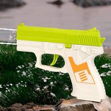 1pc Children's Summer Mini UPS Water Gun With Double Water Column High-Pressure Full Automatic Shooting Water Beach Toys For Boys And Girls,Water Gun,Toy Gun,Gun - Multicolor - View 15