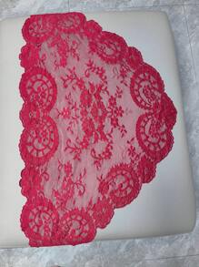 128cm*58cm/1 pezzo Pizzo color vino rosso, accessori decorativi per copricapo, paralumi, tovaglie, abiti, orli di gonne e accessori di abbigliamento