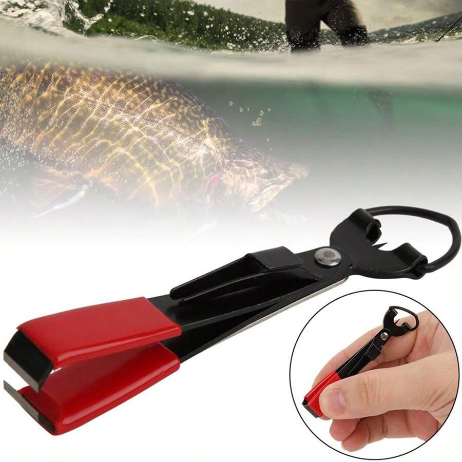 Fishing Quick Knot Tool Fast Tie Nail Knotter Line Cutter Clipper Nipper Hook - Black - View 1