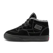 Vans 儿童 HALF CAB 保暖舒适休闲运动鞋，2026 春季新款 - 黑色 - 查看 1