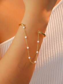 1pc Elegant Tassel Charm Bracelet, Chic Accessory For Fashionable Women, Suitable For Party And Daily Wear