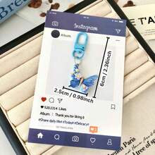 Porte-clés papillon colorés, breloques en résine d'animaux de dessin animé, porte-clés avec mousqueton, ensemble de clips de cartes d'anniversaire décoratives. Convient pour les sacs, les clés de voiture, les accessoires de voiture, les sacs à dos d'école, les accessoires gothiques Y2K, les accessoires d'Halloween, les idées de cadeaux pour la fête des enseignants, les Noël. Cordons de sac avec porte-badge. - Multicolore - Voir 10