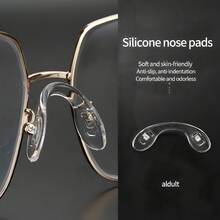 5 件/10 件/20 件 U 型硅胶眼镜鼻托，新月形硅胶眼镜鼻托 - 舒适，减少压痕，适合大多数眼镜、皮带、眼镜 - 彩色 - 查看 14