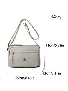 Crossbody Handbags For Women With Multi Pocket Shoulder Bag Nylon Travel Purse