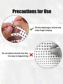 1650/825/165件 3-6毫米镀银亚克力假鼻环、耳环贴纸、假眉毛、唇环、非穿孔身体首饰、面部装饰