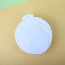 1pc Plastic Cake Turntable Mat, DIY Cake Base Pad, Cake Bottom Tray, Available In 4", 6", 8", 10", Baking Mat For Cake Decorating - White - View 13