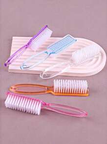 1pc Nail Art Cleaning Brushes, Long Handle & Multi-Functional Brush