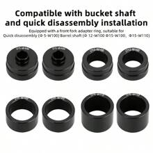 Szybkozłączka do mocowania przedniego widelca rowerowego MOTSUV – wytrzymały stop aluminium, wielokolorowy, odłączany uchwyt przedniego widelca, z mechanizmem zaciskowym i ochronną gumową uszczelką, zapewnia transport