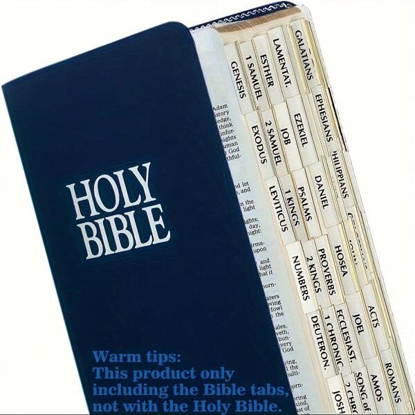 Bible Tabs,Bible Tabs,Bible Tabs, Gold-Edged Bible Sticky Tabs For Old And New Testament,80 Tabs Including 73 Books& 7Reference Tabs,Bible Book Tabs,Bible Labels Tabs,Bible Tabs,Sticky Tabs.,School Supplies,Back To School