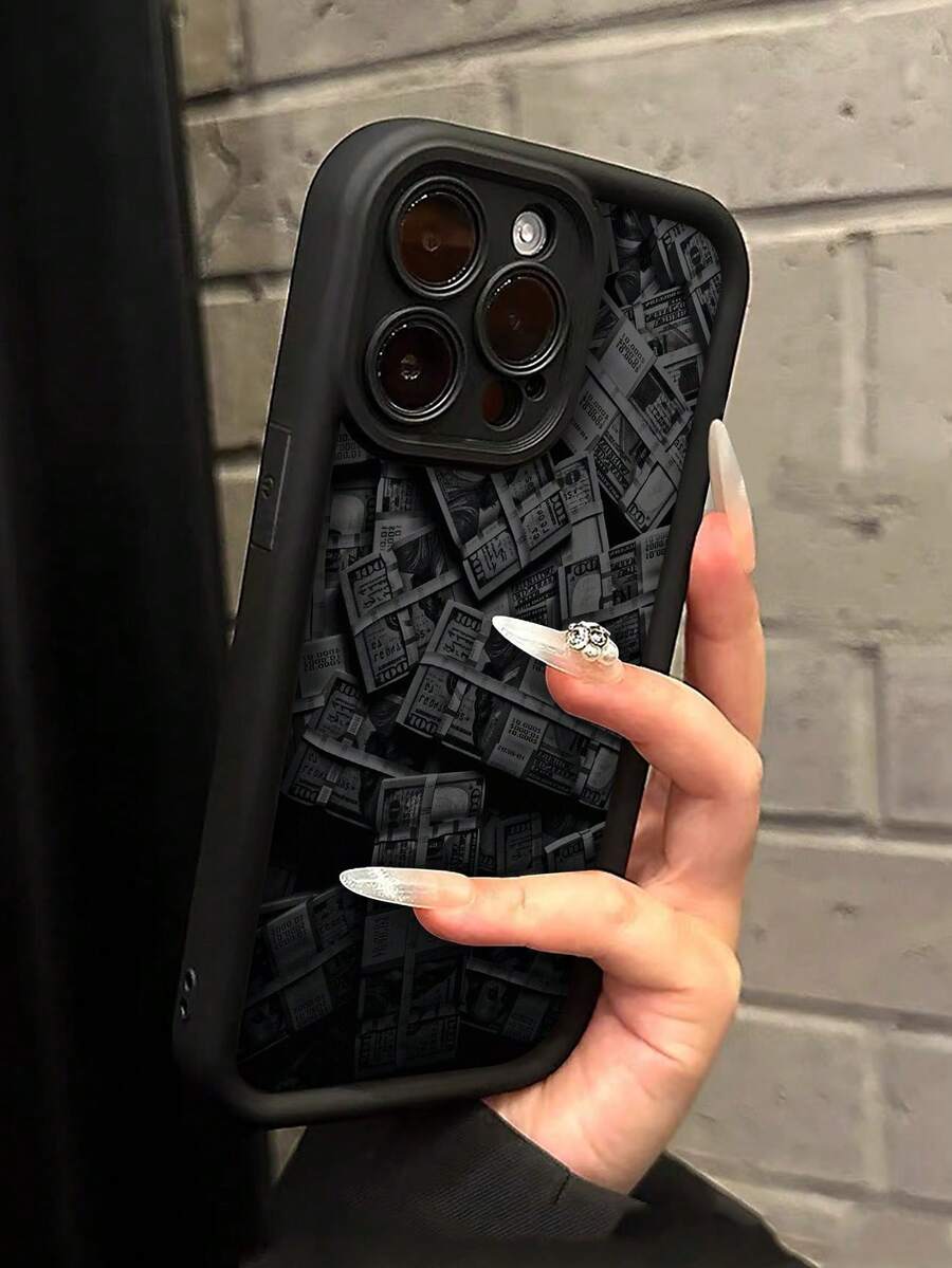 Estuche para teléfono 1PC Estuche para teléfono TPU envuelto en letras a prueba de golpes Diseño minimalista Compatible con Estuche para phone X, XS Max, 11, 12, 13, 13 Pro, 13 Pro Max, 14 Pro Max, 15, 15 Pro, 15 Plus, 15 Pro Max, 16, 16 Pro, 16 Plus, 16 Pro Max, Serie 1 pieza - Multicolor 3 - Ver 1