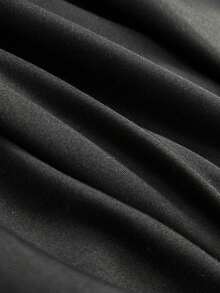 CNZB-4件套纯色羽绒被套，1件羽绒被套，1件床单，2件枕套，不含枕芯，简约床上用品套装，适用于卧室，150*200厘米，200*230厘米，220*240厘米 - 黑色 - 查看 6