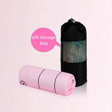 Super Absorbent Hot Yoga Mat Towel - Soft Microfiber Anti-Slip Yoga Towel Suitable For Hot Yoga, Pilates And Fitness - Multicolor - View 5